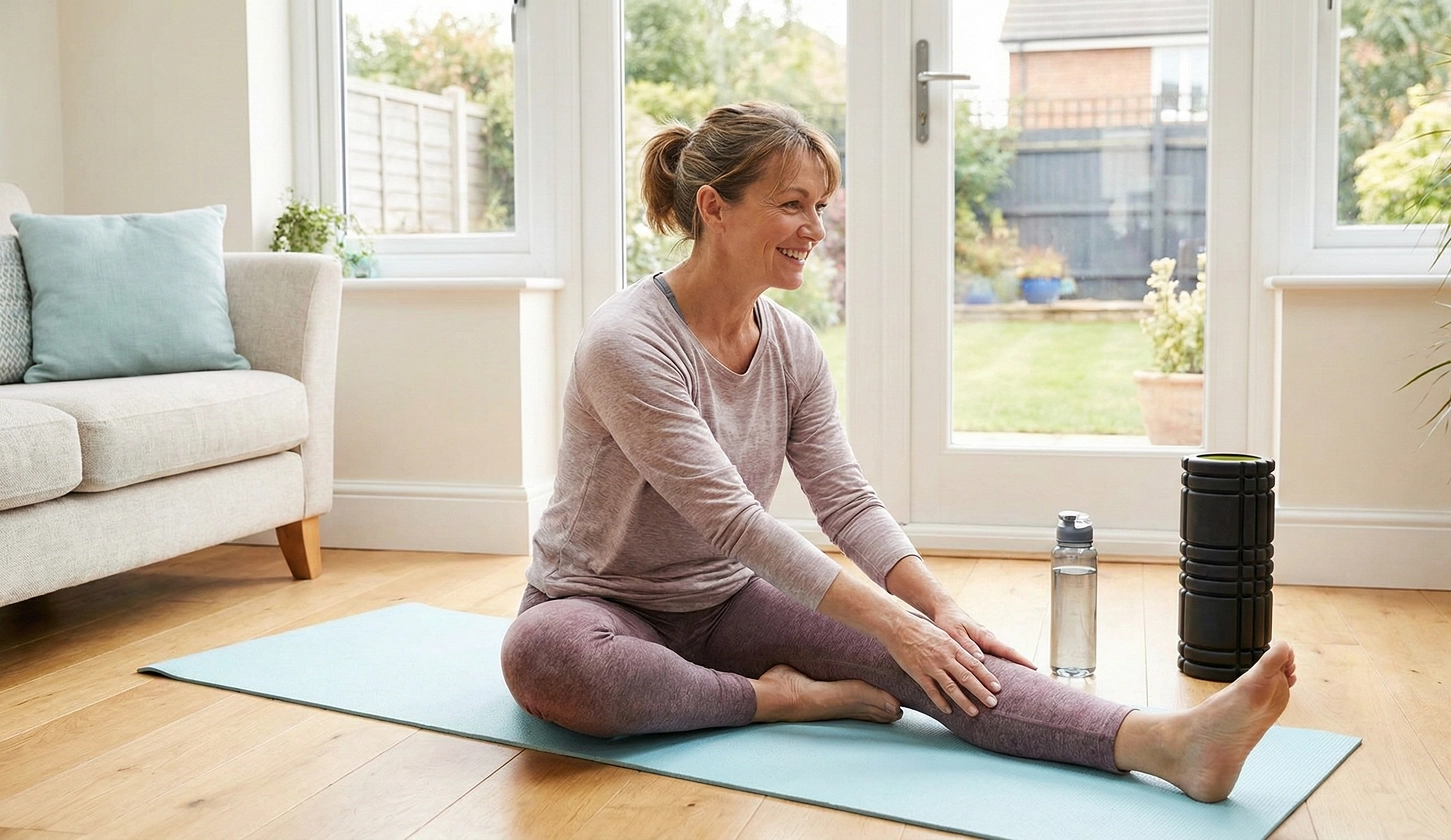 Illustration of joint care routine